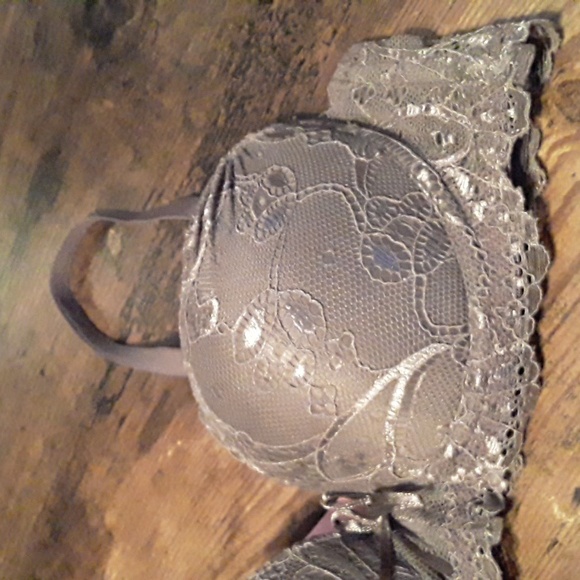 34A Sexy Rene Rofe Stunning Chocolate Lace Padded underwire Push Up Bra - Picture 4 of 7